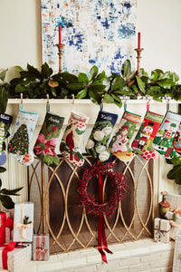 Holiday Greetings Full Size Stocking