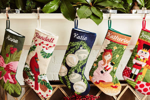 Holiday Greetings Full Size Stocking